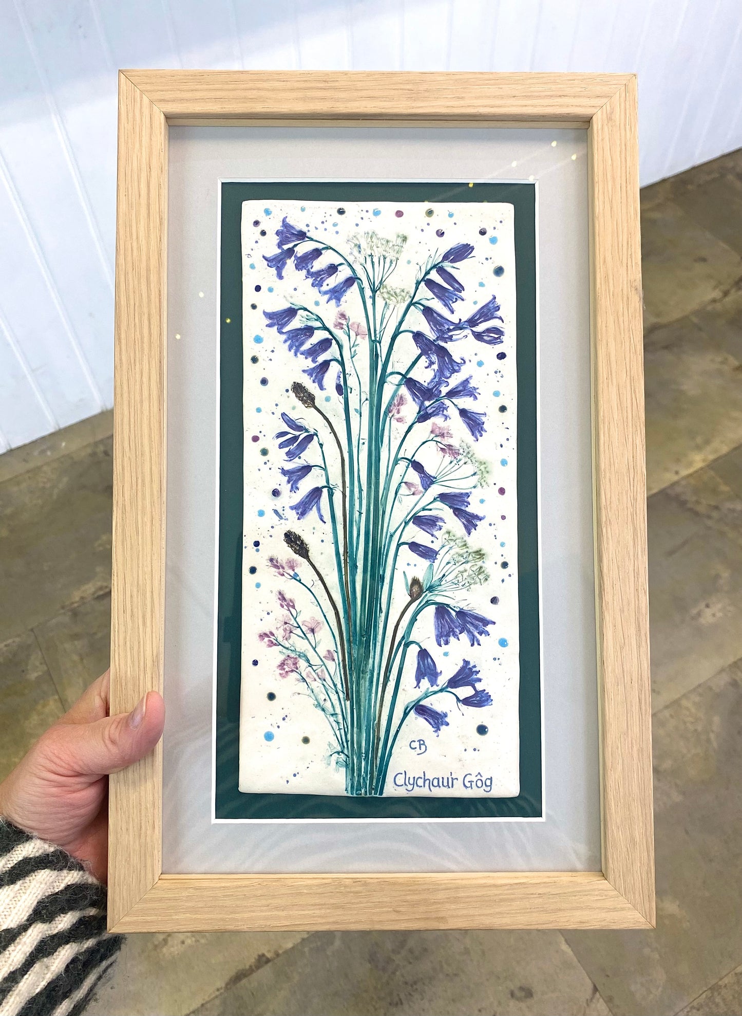 Framed Bluebells (Clychau’r Gog)