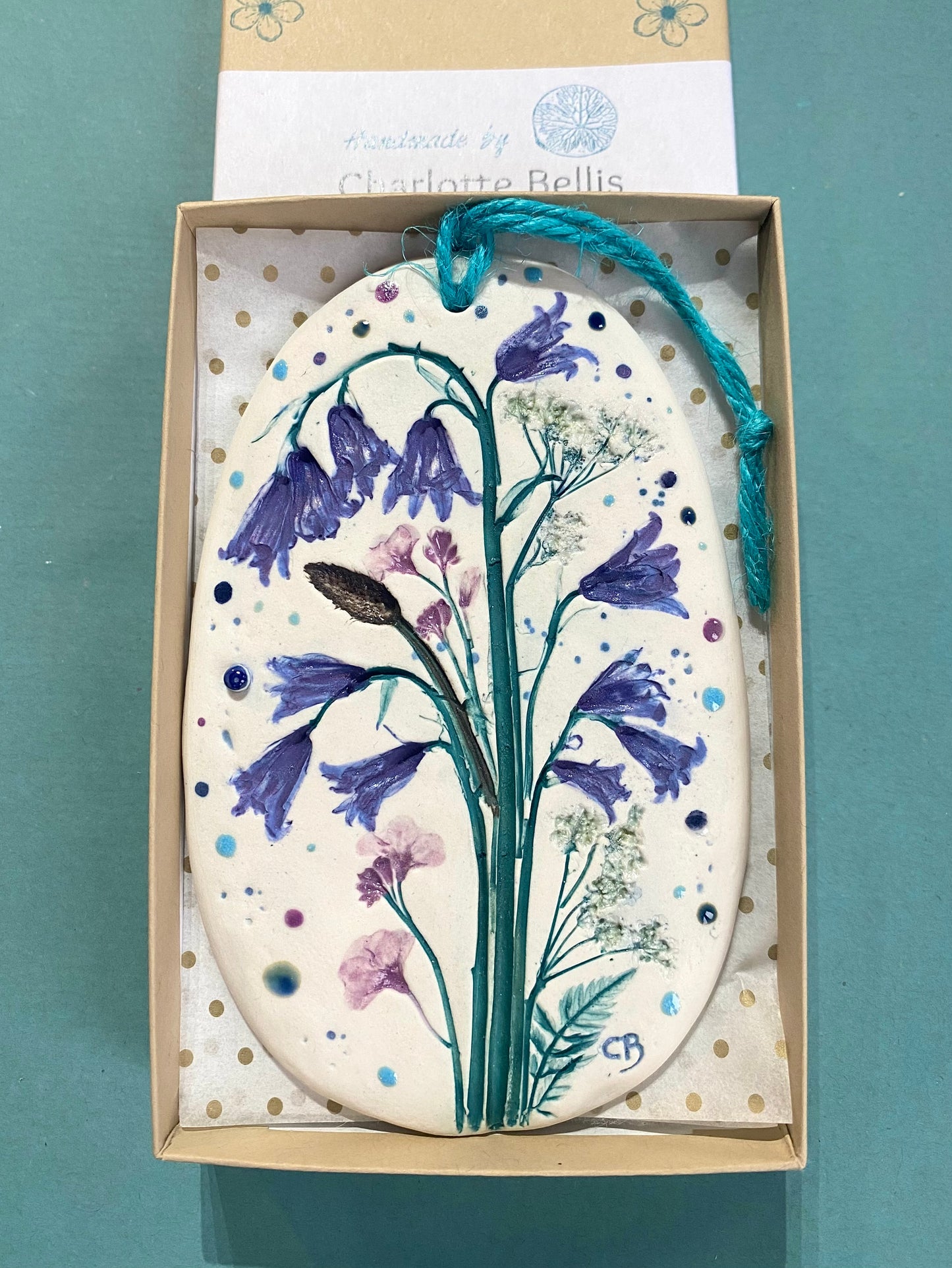 Wall Plaque - Bluebells (Clychau’r Gog)