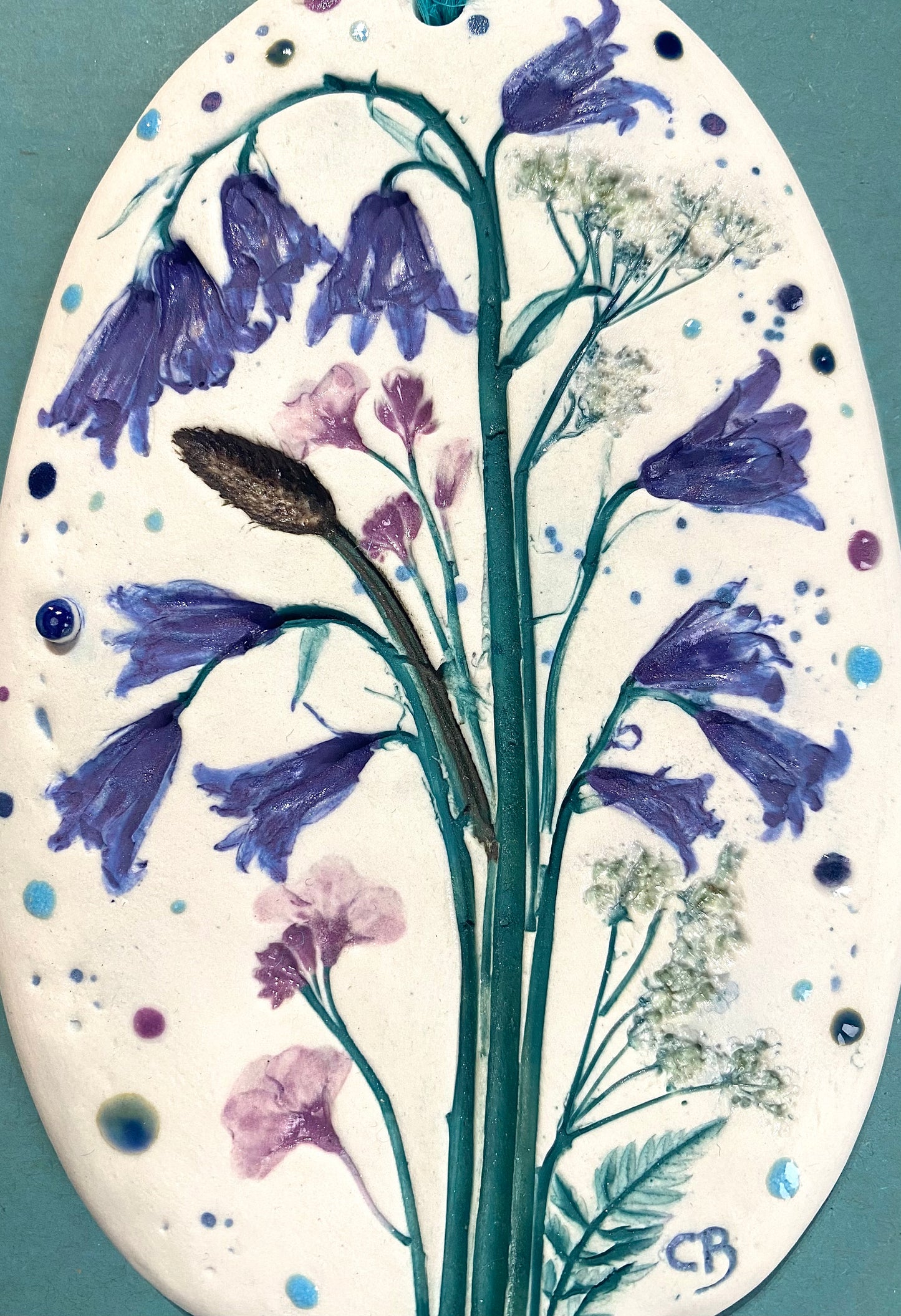 Wall Plaque - Bluebells (Clychau’r Gog)
