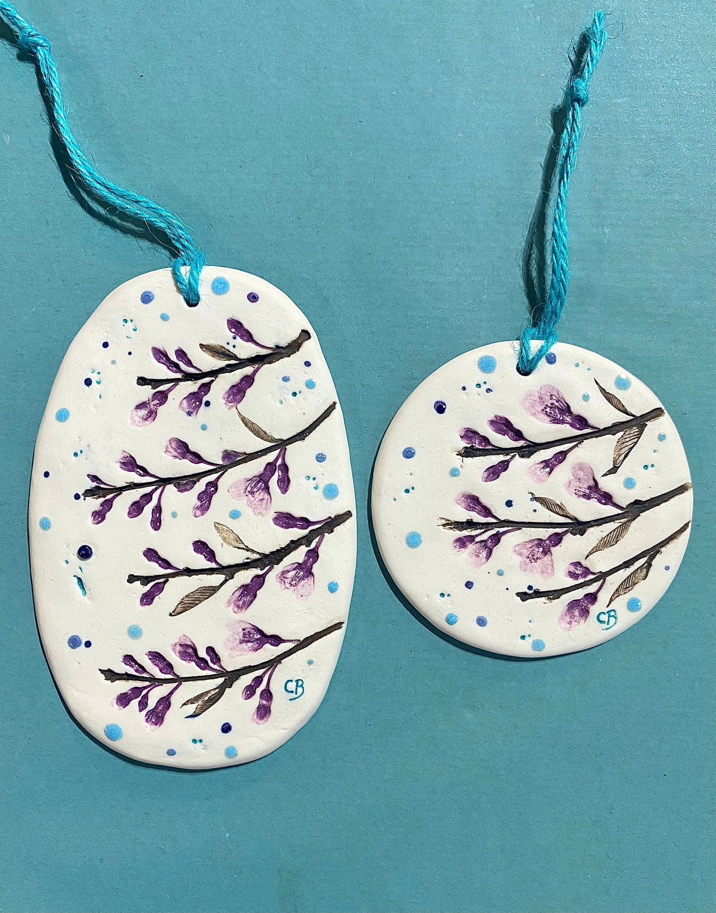 Wall Plaque - Cherry Blossom (Blodau Ceirios)