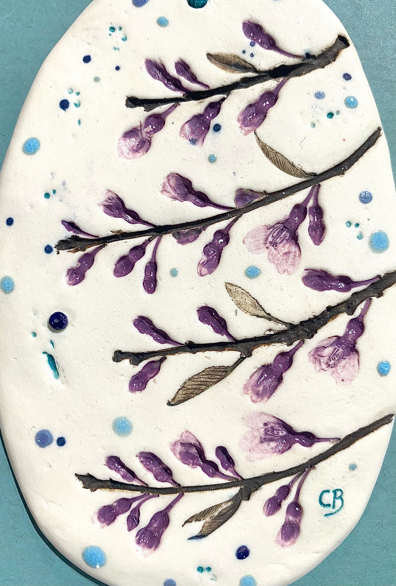 Wall Plaque - Cherry Blossom (Blodau Ceirios)