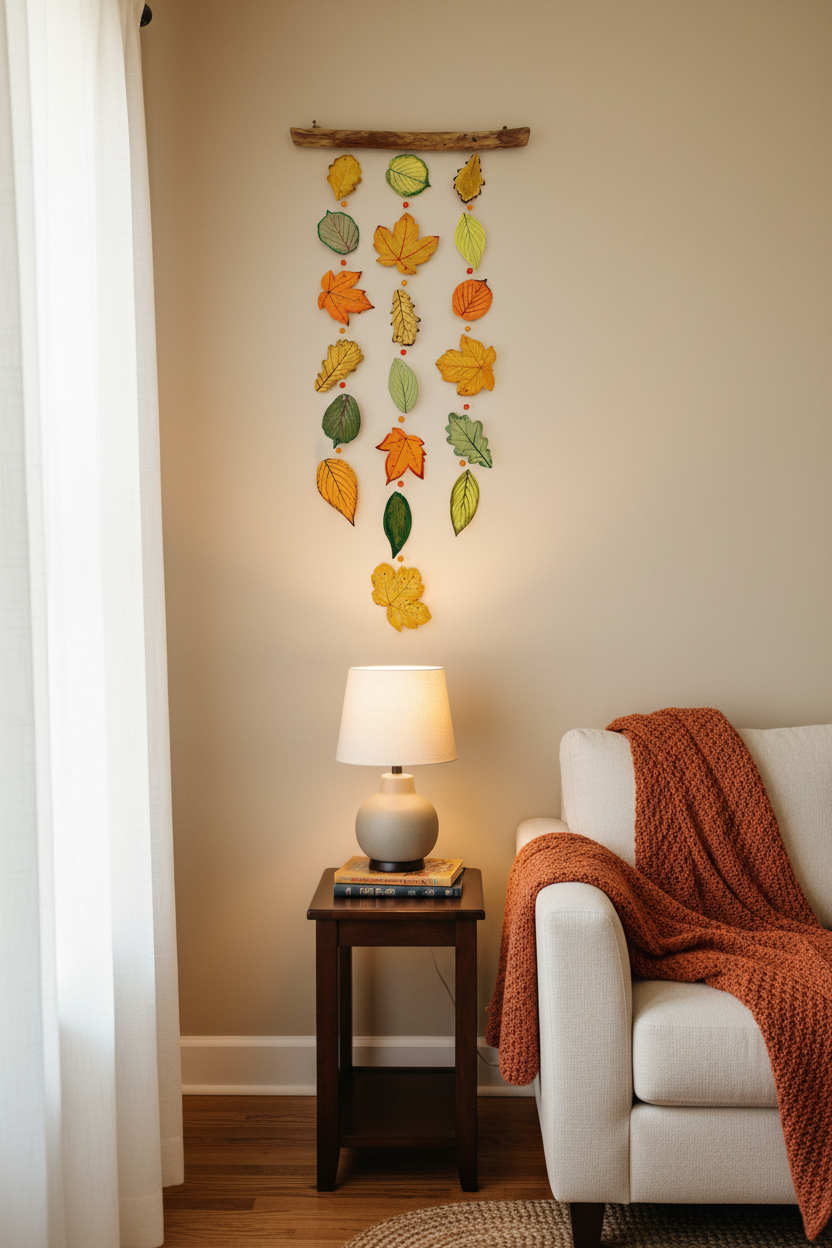 Wall Hanging Autumn Leaves