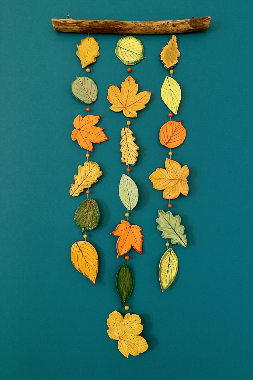 Wall Hanging Autumn Leaves