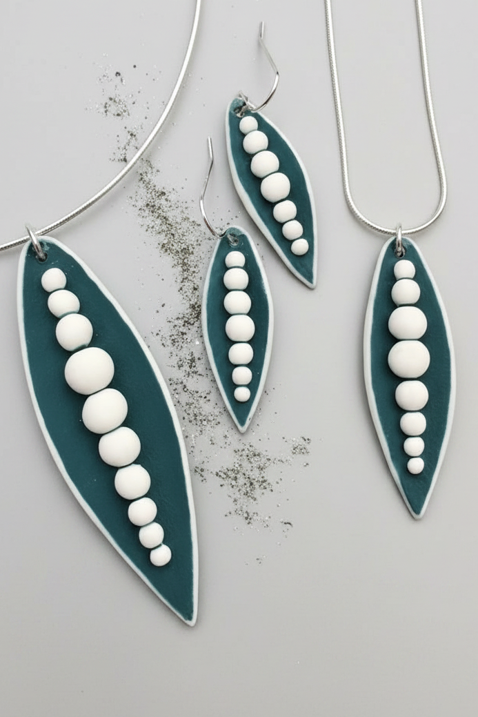 Pea Pod Earrings