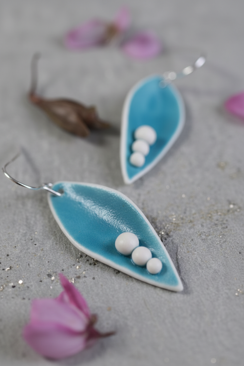 Pea Pod Earrings