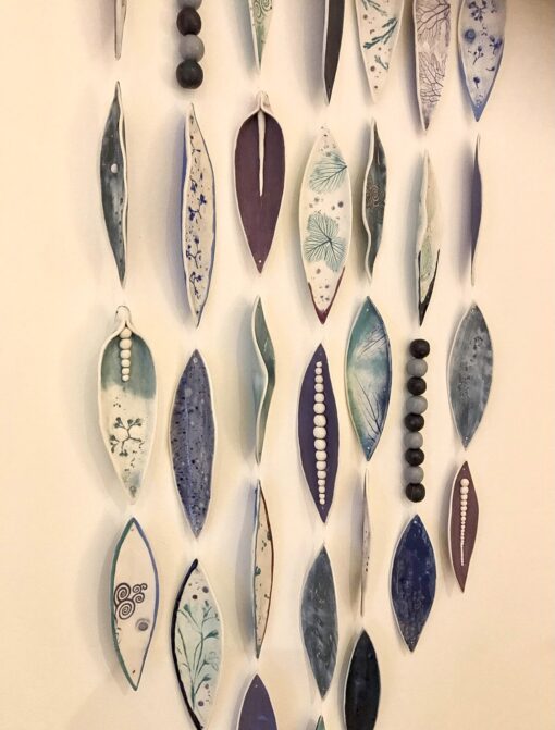 Porcelain Wall Hangings on Driftwood - Image 14