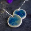 (B) Ocean Glaze Disc Earrings