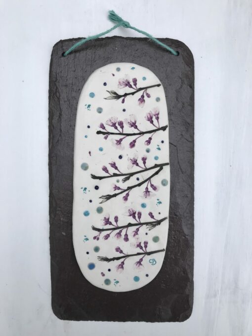 Blossom Porcelain Wall Plaque - Image 3
