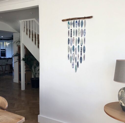 Porcelain Wall Hangings on Driftwood - Image 12