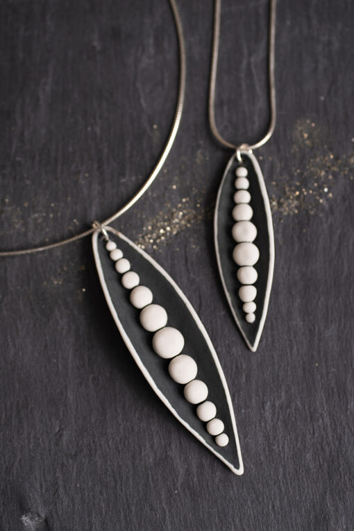 Large Pea Pod Necklace