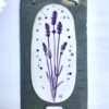 Lavender Porcelain Wall Plaque