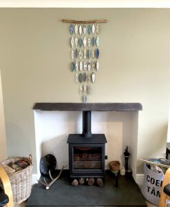 Porcelain Wall Hangings on Driftwood