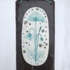 Pabi Cymreig (Welsh Poppy) Porcelain Wall Plaque