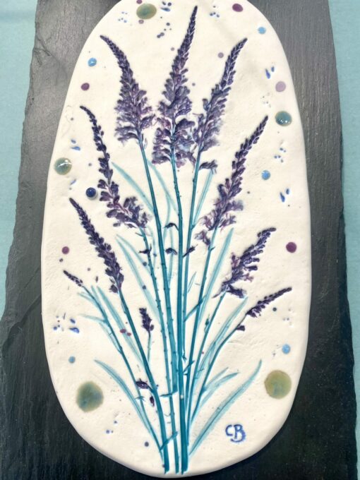 Toadflax Porcelain Wall Plaque - Image 2