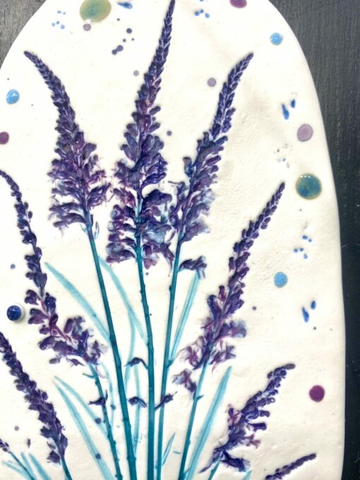 Toadflax Porcelain Wall Plaque - Image 3