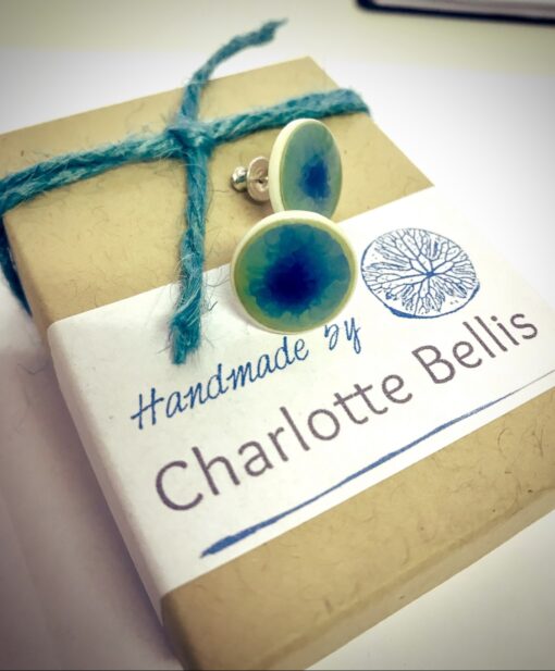 (B) Ocean Glaze Stud Earrings - Image 4