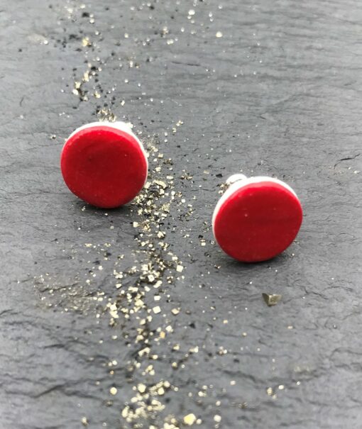 Disc Stud Earrings - Image 11