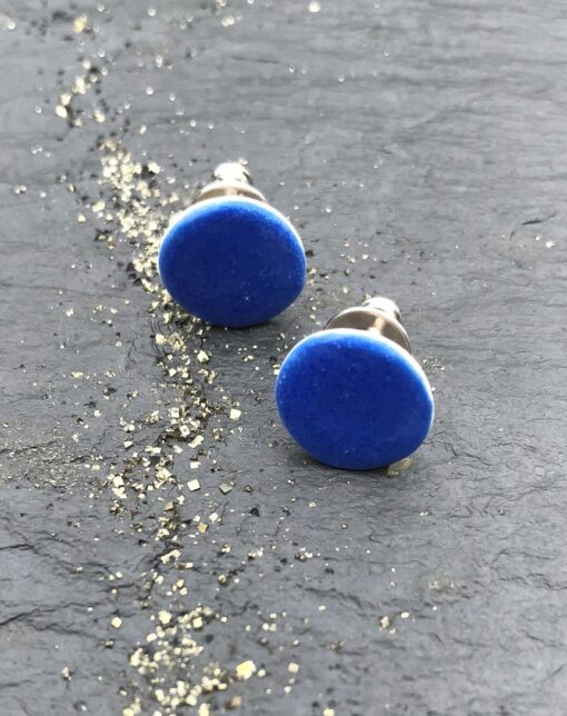 Disc Stud Earrings - Image 9