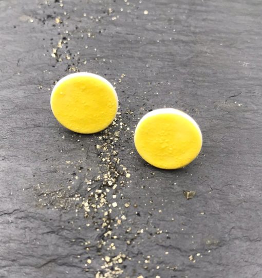 Disc Stud Earrings - Image 10