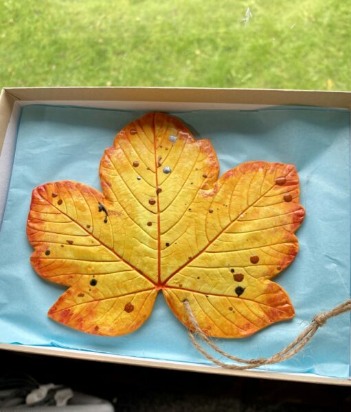 (B) Leaf Decoration - Sycamore
