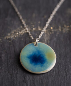 (B) Ocean Glaze Disc Necklace