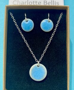 (N) Sea Breeze Glaze Disc Necklace