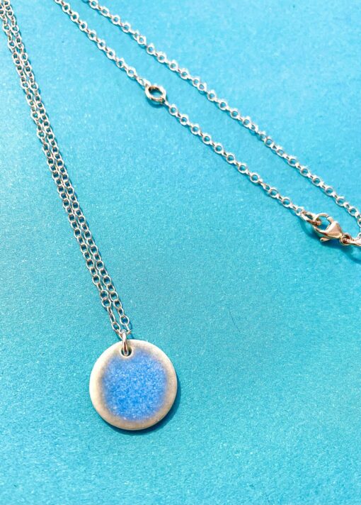 (N) Sea Breeze Glaze Disc Necklace - Image 2