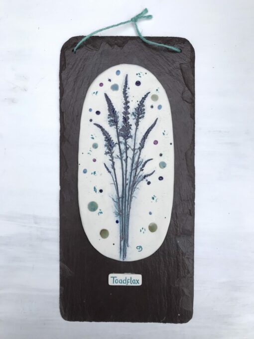 Toadflax Porcelain Wall Plaque - Image 4