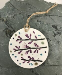 Blossom -Small Round Plaque
