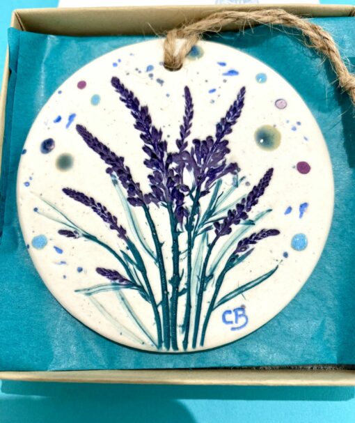 Toadflax -Small Round Plaque