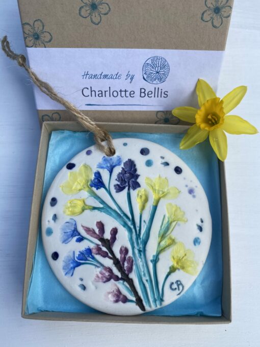 Spring -Small Round Plaque