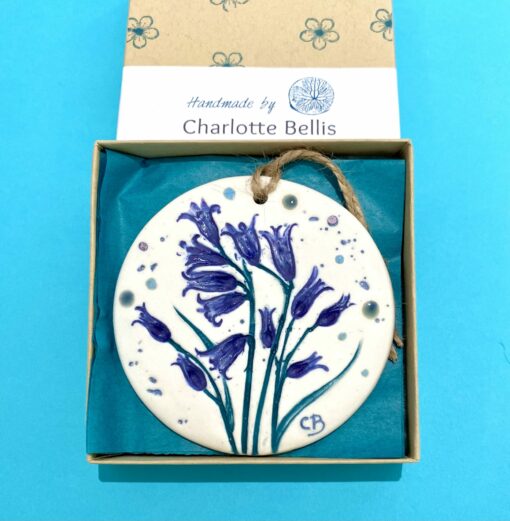 Bluebells -Small Round Plaque - Image 2