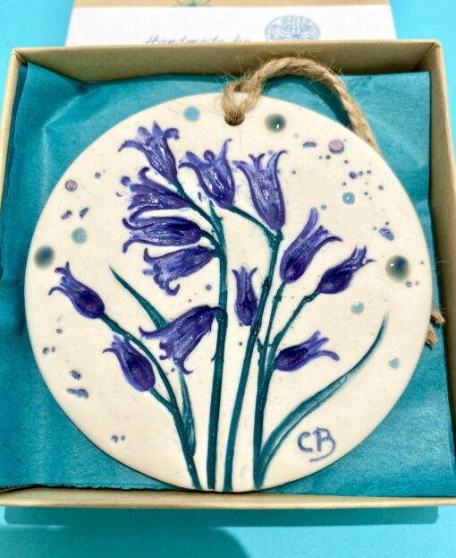 Bluebells -Small Round Plaque