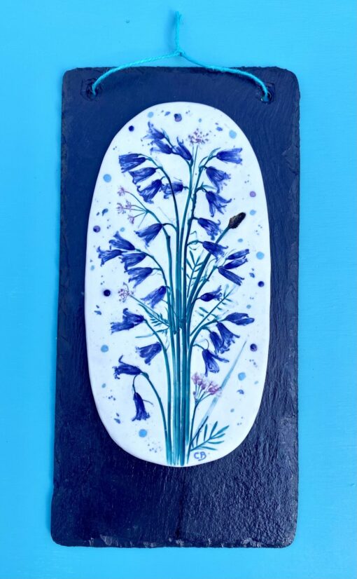 Clychau’r Gog (Bluebells) Wall Plaque - Image 2