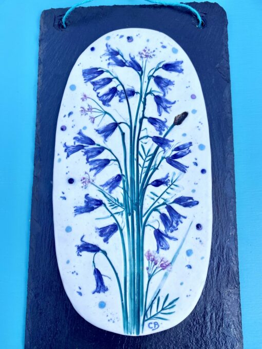 Clychau’r Gog (Bluebells) Wall Plaque - Image 4