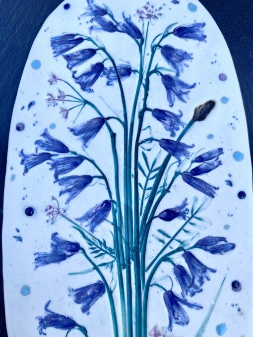 Clychau’r Gog (Bluebells) Wall Plaque - Image 3