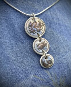 Metallic Disc Necklace