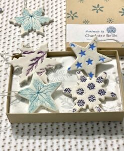 Box of Christmas Decorations