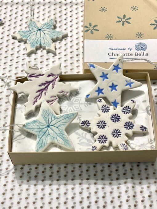 Box of Christmas Decorations