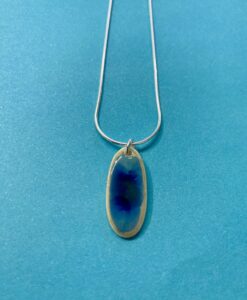 (A) Ocean Glaze Oval Necklace