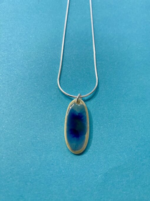 (A) Ocean Glaze Oval Necklace