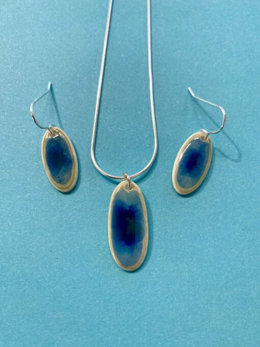 (A) Ocean Glaze Oval Necklace - Image 3