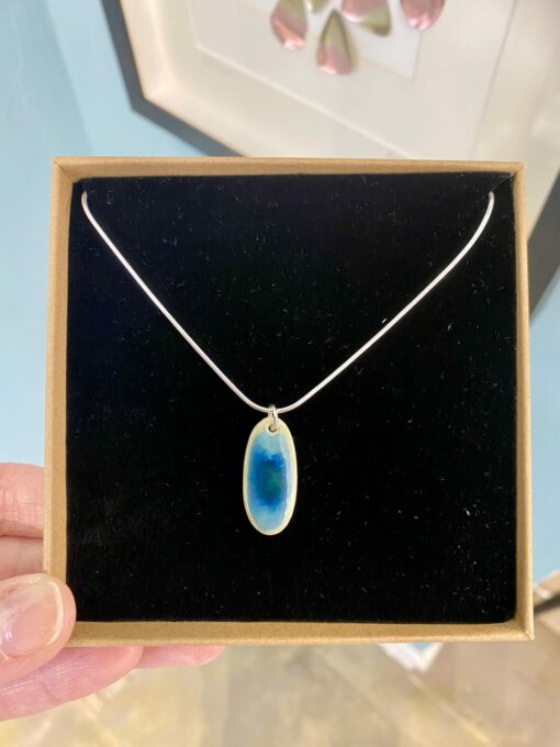 (A) Ocean Glaze Oval Necklace - Image 2