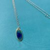 (A) Ocean Glaze Oval Necklace