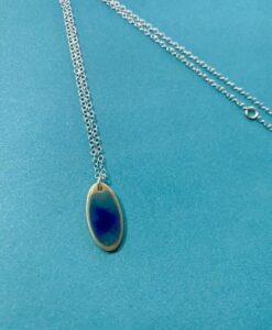 (A) Ocean Glaze Oval Necklace