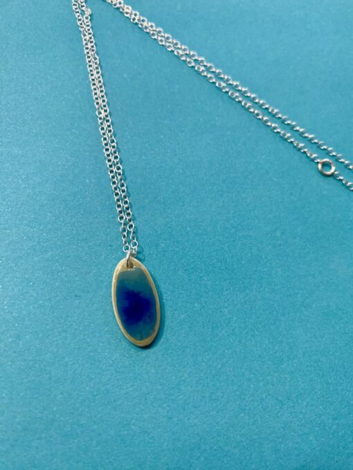 (A) Ocean Glaze Oval Necklace