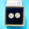 Leaf Print Stud Earrings