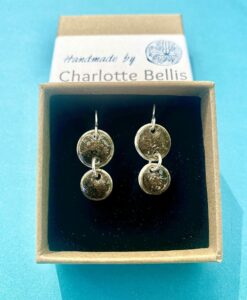 Metallic Disc Earrings