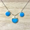 Sea Breeze Necklace with 24ct Gold Detailing